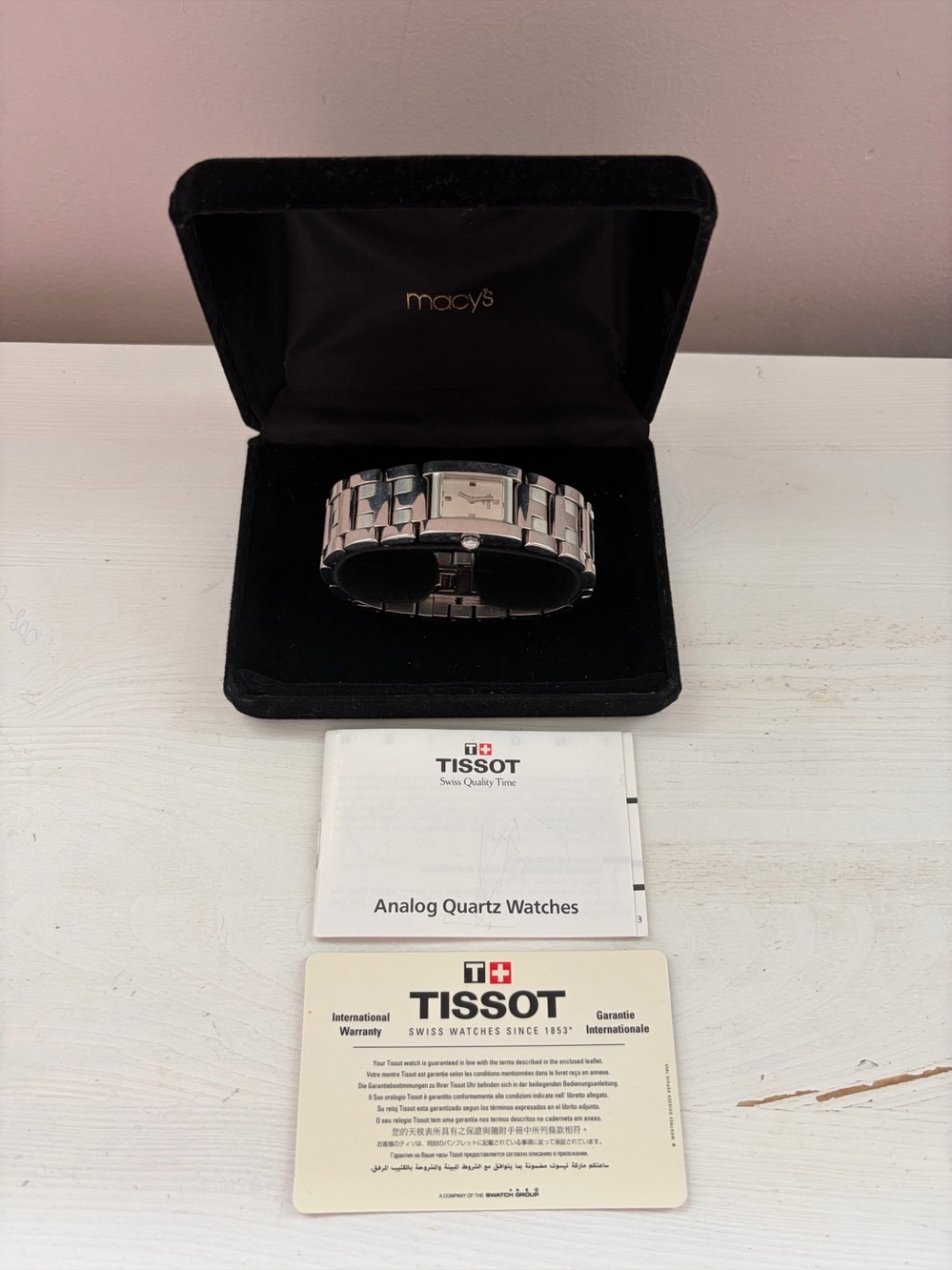 Tissot 1853 Women’s Swiss Quartz Watch Sapphire Crystal Stainless Steel